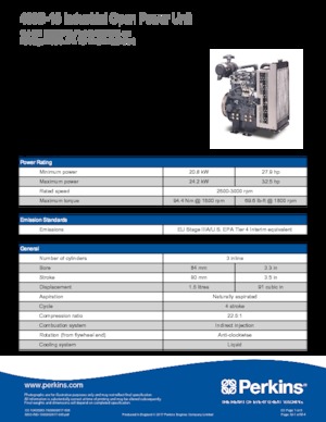 Motoren Perkins 403D-15