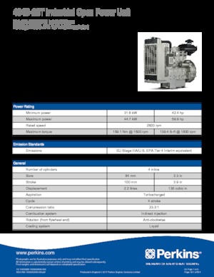 Motoren Perkins 404D-22T