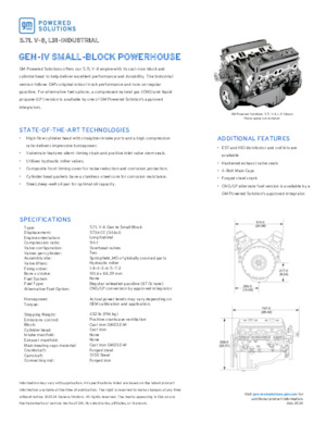 Motoren GM 5.7L V-8