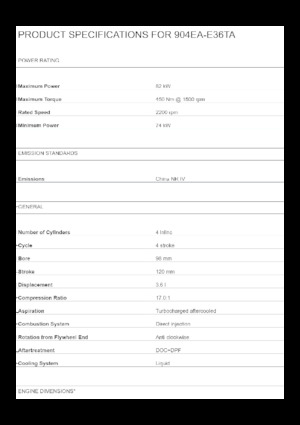 Motoren Perkins 904EA-E36TA