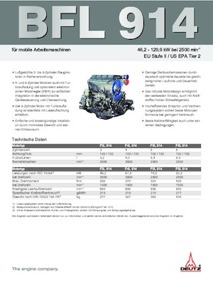 Motoren Deutz BF 4 L 914