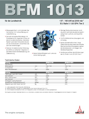 Motoren Deutz BF 6 M 1013 E