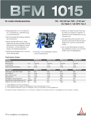 Motoren Deutz BF 6 M 1015 C