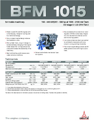 Motoren Deutz BF 8 M 1015 CP
