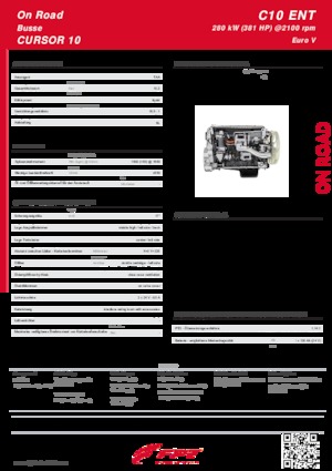 Motoren FPT Industrial Cursor10 ENT (280 kW)