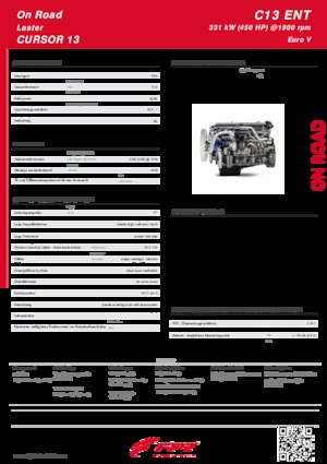 Motoren FPT Industrial Cursor13 ENT (331 kW)