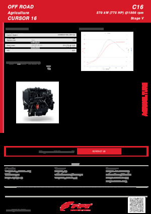 Motoren FPT Industrial Cursor16 (570 kW)