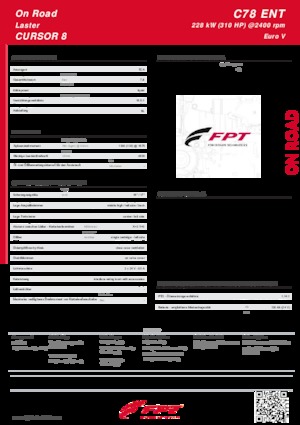 Motoren FPT Industrial Cursor78 ENT (228 kW)