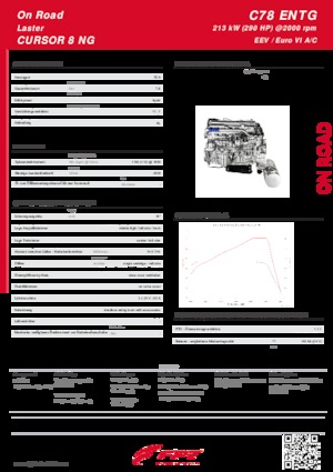 Motoren FPT Industrial Cursor78 ENTG (213 kW)
