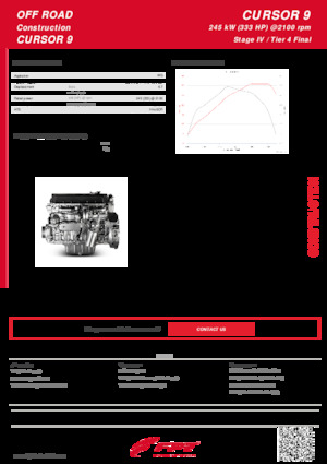 Motoren FPT Industrial Cursor9 ENT (245 kW)