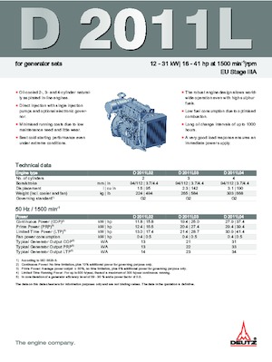 Motoren Deutz D 2011 L04