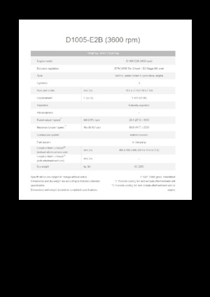 Motoren Kubota D1005-E2B