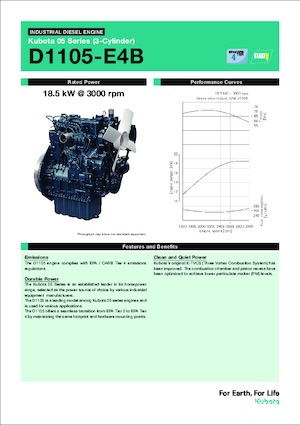 Motoren Kubota D1105-E4B
