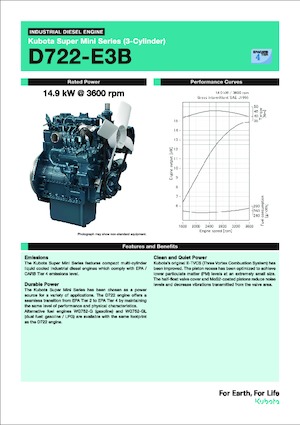 Motoren Kubota D722-E3B