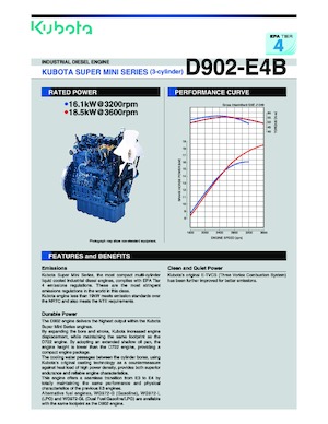 Motoren Kubota D902-E3B