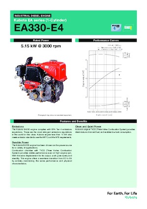 Motoren Kubota EA330-E4