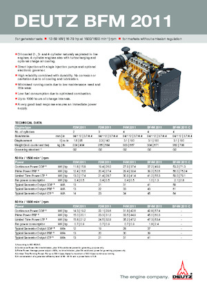 Motoren Deutz F 3 M 2011 Telco