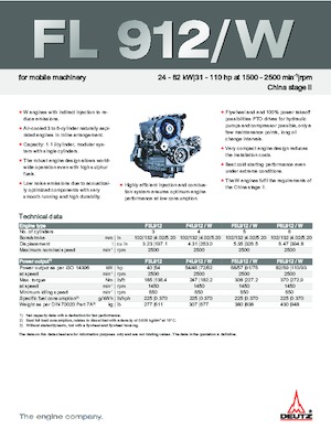 Motoren Deutz F 6 L 912 / W