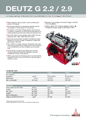 Motoren Deutz G 2.9 L4