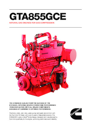 Motoren Cummins GTA855GCE