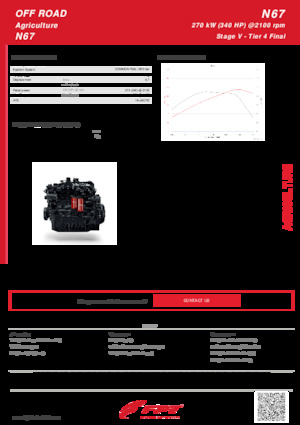 Motoren FPT Industrial N67 (270 kW)