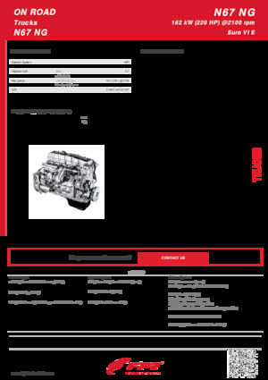 Motoren FPT Industrial N67 NG ENT (162 kW) 