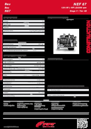 Motoren FPT Industrial N67 Stage V 