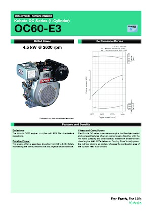 Motoren Kubota OC60-E3