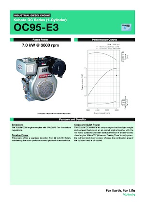 Motoren Kubota OC95-E3