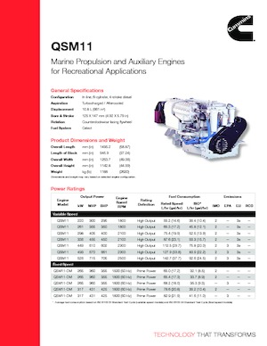 Motoren Cummins QSM 400 