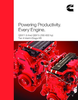 Motoren Cummins QSX15 580
