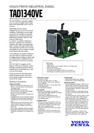 Motoren Volvo Penta TAD1340VE