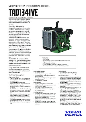 Motoren Volvo Penta TAD1341VE