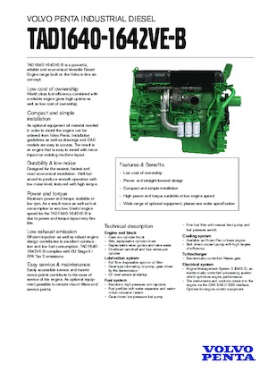 Motoren Volvo Penta TAD1640VE-B