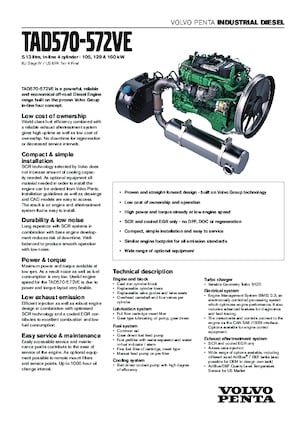 Motoren Volvo Penta TAD570VE