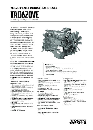 Motoren Volvo Penta TAD620VE
