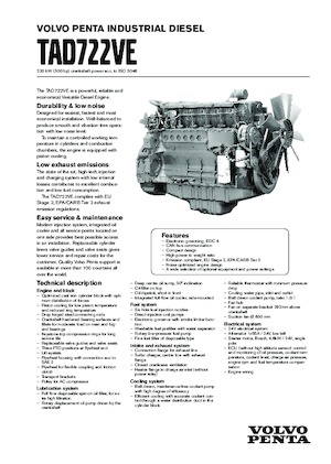 Motoren Volvo Penta TAD722VE