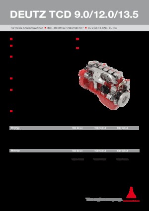 Motoren Deutz TCD 12.0 L6
