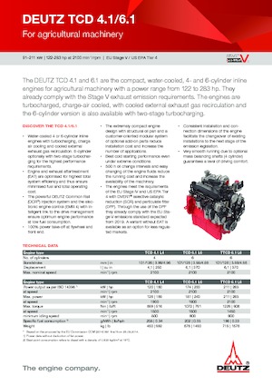 Motoren Deutz TCD 4.1