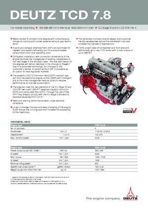 Motoren Deutz TCd 7.8