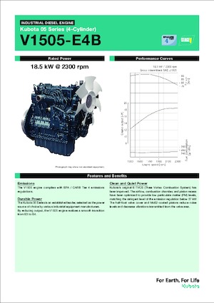 Motoren Kubota V1505-E4B