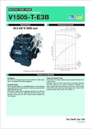 Motoren Kubota V1505-T-E3B