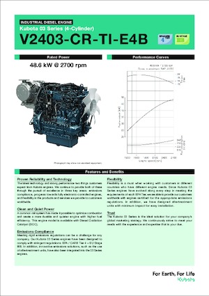 Motoren Kubota V2403-CR-TI-E4B