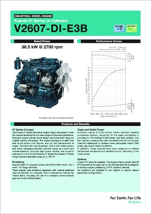Motoren Kubota V2607-DI-E3B