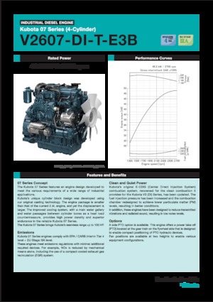 Motoren Kubota V2607-DI-T-E3B