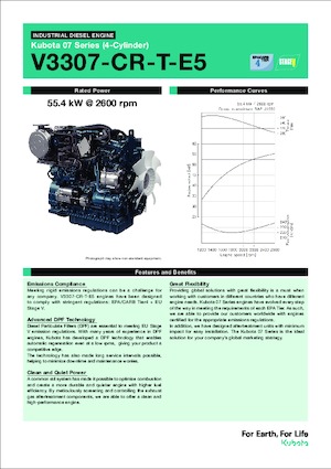 Motoren Kubota V3307-CR-T-E5