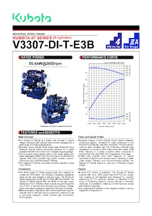 Motoren Kubota V3307-CR-T-E4B