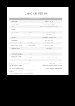 Motoren Kubota V3800-TIEF4H
