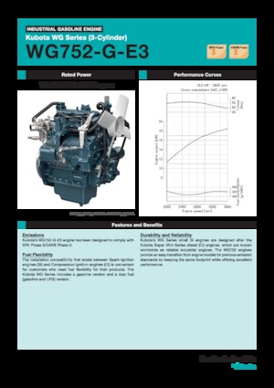 Motoren Kubota WG752-G-E3
