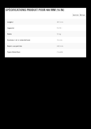 Bakken voor graafmachine Caterpillar 400 MM